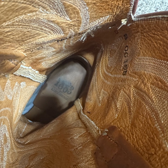 1883 Lucchese python and leather western boots Size 7 - Picture 15 of 15